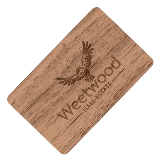 Laser Wood RFID 1K Mifare Cards