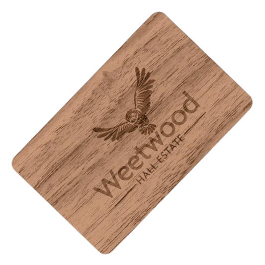 Laser Wood RFID Hotel Room Cards